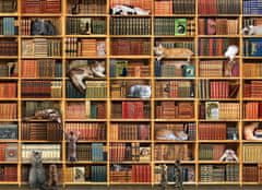 Cobble Hill Puzzle Kočičí knihovna 1000 dílků