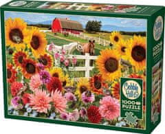 Cobble Hill Puzzle Slunečnicová farma 1000 dílků