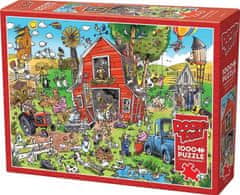 Cobble Hill Puzzle DoodleTown: Šílená farma 1000 dílků