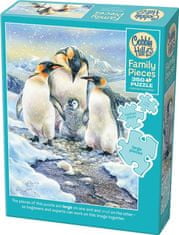 Cobble Hill Rodinné puzzle Rodina tučňáků 350 dílků