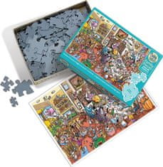 Cobble Hill Rodinné puzzle Šťastné díkuvzdání 350 dílků