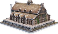 Wrebbit 3D puzzle Pán prstenů: Zlatá síň Edoras 445 dílků