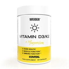 Weider Vitamin D3/K2 + Magnesium 120 kapslí 