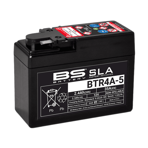 BS-BATTERY V továrně aktivovaný akumulátor BTR4A-5 (FA) (YTR4A-5 (FA)) SLA