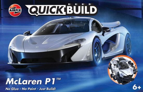 Airfix McLaren P1 - bílý, Quick Build auto J6028