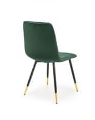 Halmar Designová židle Nypo tmavě zelená