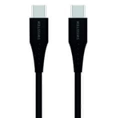 SWISSTEN USB kabel USB-C/ USB-C, 0, 4m - černý
