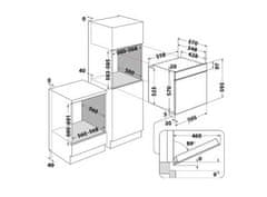 Whirlpool Samostatná vestavná trouba OMSK58CU1SB