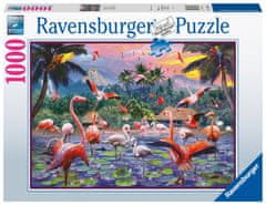 Ravensburger Růžoví plameňáci 1000 dílků