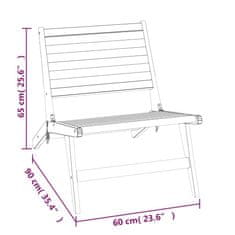 Vidaxl Zahradní židle masivní teakové dřevo
