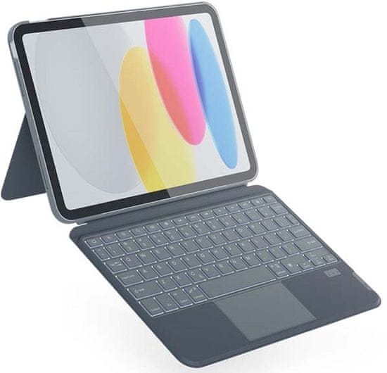 EPICO Klávesnice s pouzdrem pro Apple iPad iPad Pro 11" (2018/2020/2021/2022)/iPad AIR 10,9"/10,9" M1 - čeština/šedá, 57811101300007