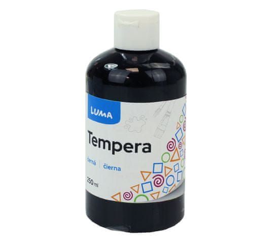 LUMA trading Barva temperová 250ml černá