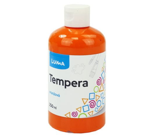 LUMA trading Barva temperová 250ml oranžová