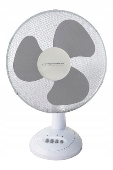 Esperanza Stolní ventilátor Chinnok bílý