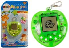 shumee Tamagotchi Electronic Game Green s krátkým řetízkem