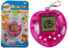 shumee Tamagotchi Pink Electronic Game s krátkým řetízkem