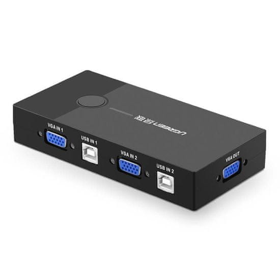 Ugreen Switch Box VGA / USB, černý