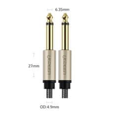 Ugreen AV128 audio kabel 6.35mm jack 5m, černý