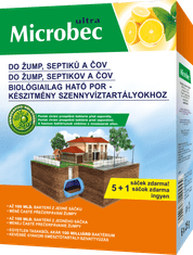 BROS 1298 Microbec do žumpy, 5x25 g + grátis