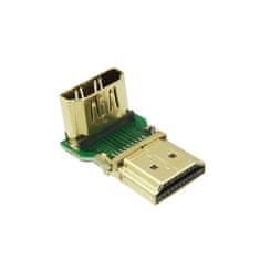 Ugreen adaptér pravý úhlový konektor HDMI - Černá KP26493