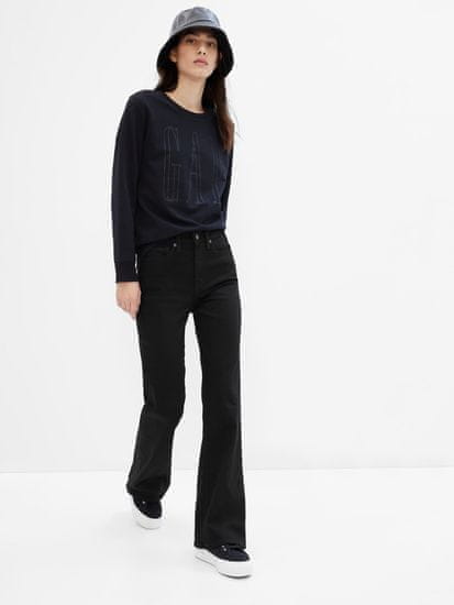 Gap Džíny high rise flare black