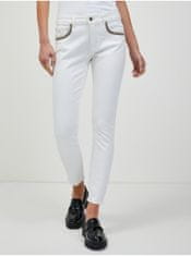 Orsay Bílé zkrácené skinny fit džíny ORSAY S