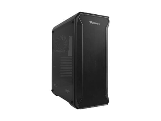 Genesis Počítačová skříň IRID 505 BLACK MIDI TOWER (USB 3.0), 2x 120mm ventilátory