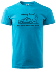 Hobbytriko Vtipné tričko pro řidiče - Vášnivý řidič Barva: Žlutá (04), Velikost: S