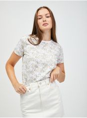 Orsay Bílo-béžové tričko se zvířecím vzorem ORSAY M