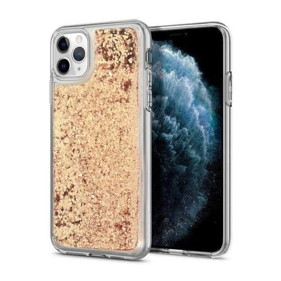 MobilPouzdra.cz Gelové zlaté LIQUID pouzdro na APPLE iPhone 12 / iPhone 12 Pro