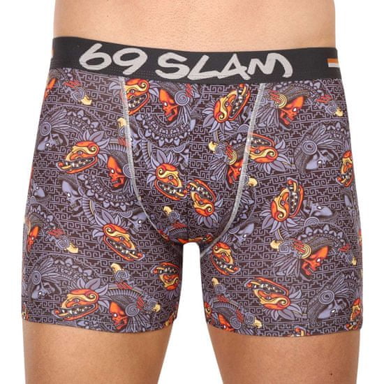 69 SLAM Pánské boxerky fit mayan head dylan (MBYMYN-PO)