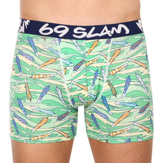 69 SLAM Pánské boxerky fit bamboo vegan 420 colton (MPBVGN-BB)