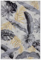 Hanse Home Kusový koberec Flair 105612 Gold Leaves Multicolored – na ven i na doma 80x165
