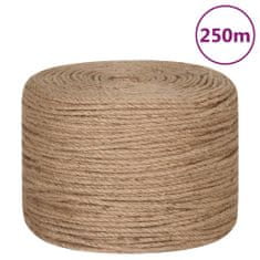 Greatstore Jutové lano 250 m dlouhé 4 mm silné