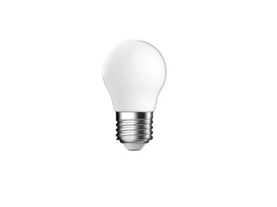 NORDLUX Stmívatelná LED žárovka Filament E27 4,2 W, 2700 K, mléčná