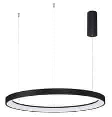 Nova Luce Pertino stmívatelný LED lustr 480 mm 2280 lm černá