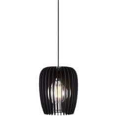 NORDLUX Tribeca dřevěné závěsné světlo 380 mm černá