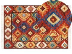 Beliani Vlněný kelimový koberec 200 x 300 cm vícebarevný ZOVUNI