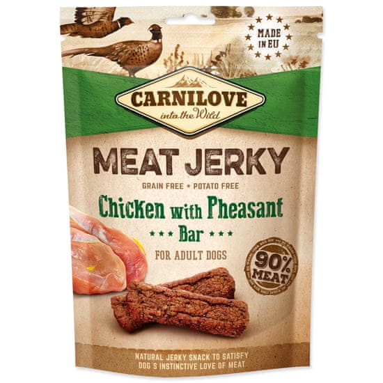 Carnilove CARNILOVE Jerky Snack Chicken with Pheasant Bar 100 g