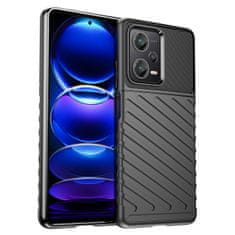 IZMAEL Pouzdro Carbon Bush TPU pre Xiaomi Redmi Note 12 Pro+ - Černá KP26532