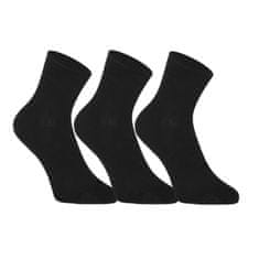 Styx 3PACK ponožky kotníkové bambusové černé (3HBK960) - velikost XL