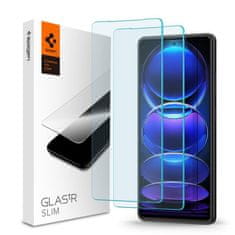 Spigen Tvrzené sklo 2x Spigen Glass.TR Slim Xiaomi Redmi Note 12 PRO 5G / POCO X5 PRO 5G Clear