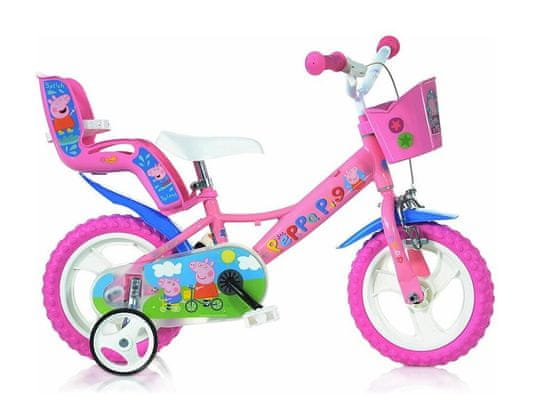 Dino bikes Dětské kolo 124RL-PGS Prasátko Peppa 12