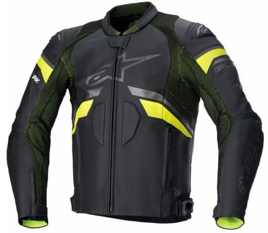 Alpinestars Bunda na moto GP plus R v3 Rideknit black/yellow fluo