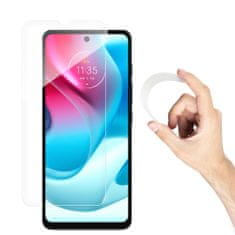 IZMAEL Flexibilní hybridní sklo pro Motorola Moto G60s - Transparentní KP26545