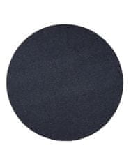 Vopi AKCE: 80x80 (průměr) kruh cm Kusový koberec Quick step antracit kruh 80x80 (průměr) kruh