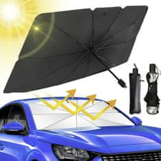 Cool Mango Zložitelný stínítko pro čelní sklo s ochranou proti UV záření, vnitřní zatmavení do auta - Carshade