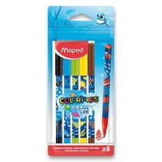 Maped Dětské fixy Color'Peps Ocean Life Decorated 6 barev