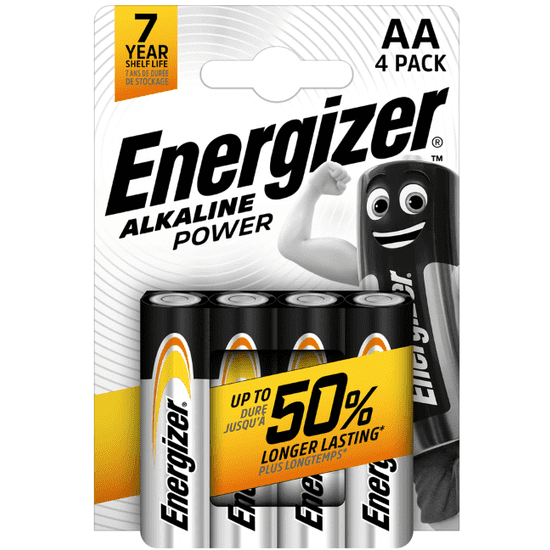 HJ  Baterie AA/LR6 ENERGIZER Power 4ks (blistr)