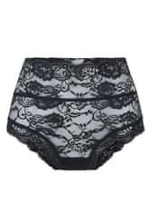 Linga Dore Dámské kalhotky 1400B-2 High brief, Černá, XL